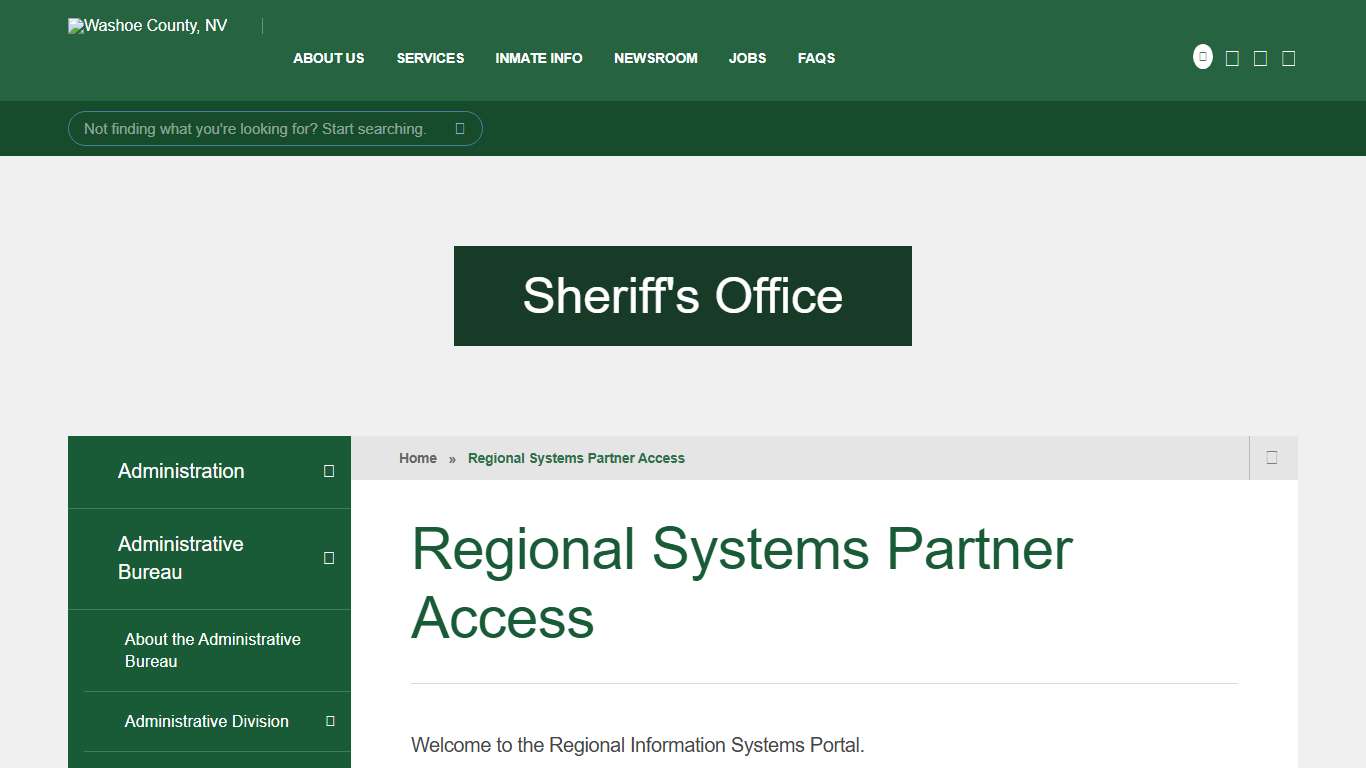 Regional Systems Partner Access